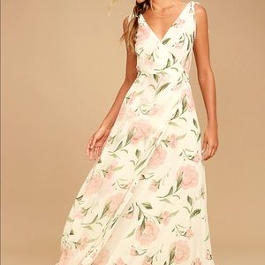 Floral bridesmaid dress